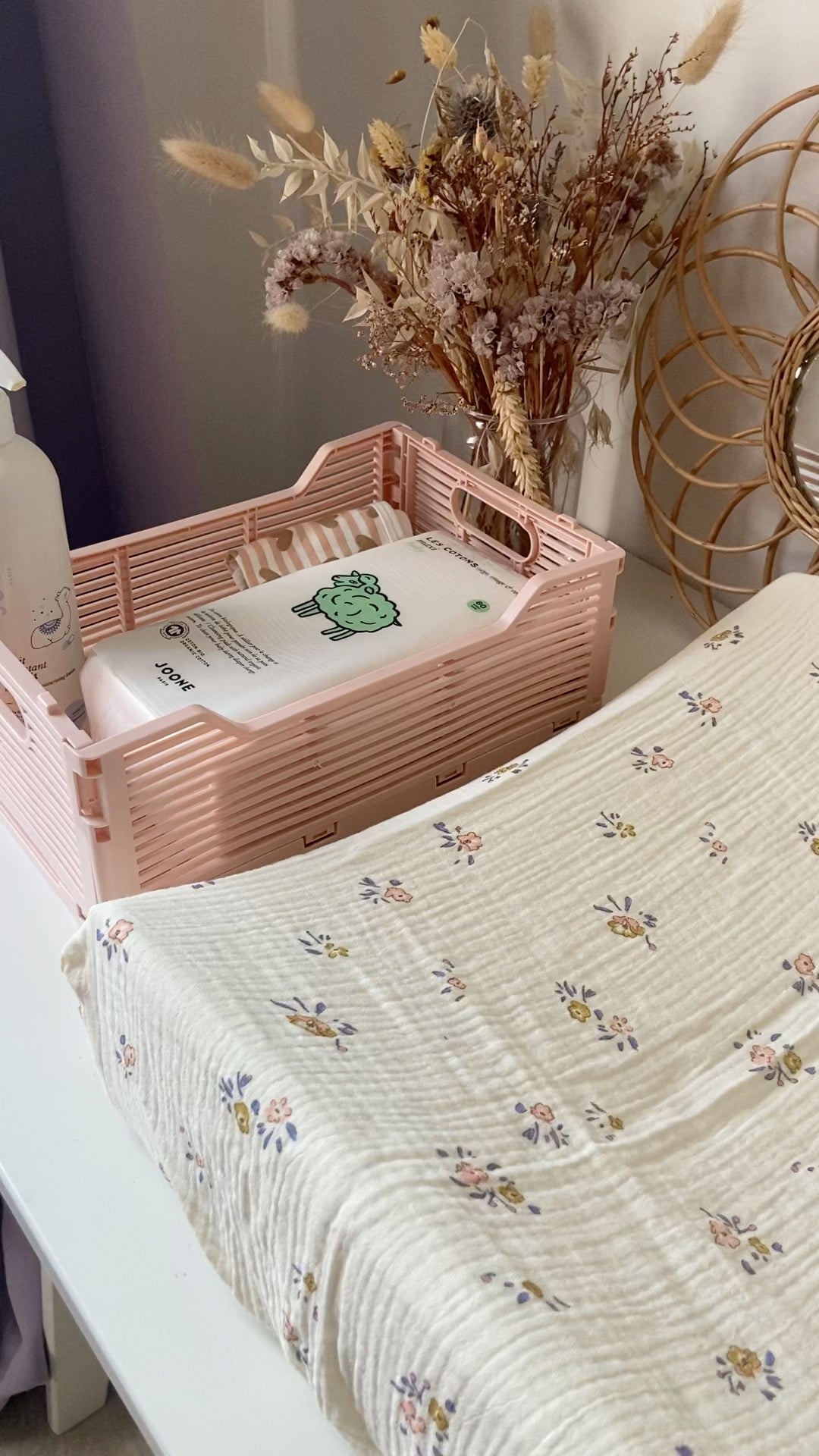 Housse matelas à langer Double gaze BIO Ninon