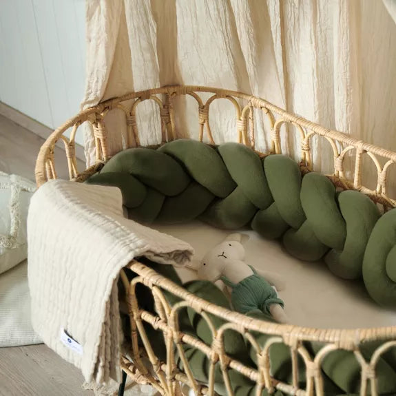Tresse de lit Vert olive