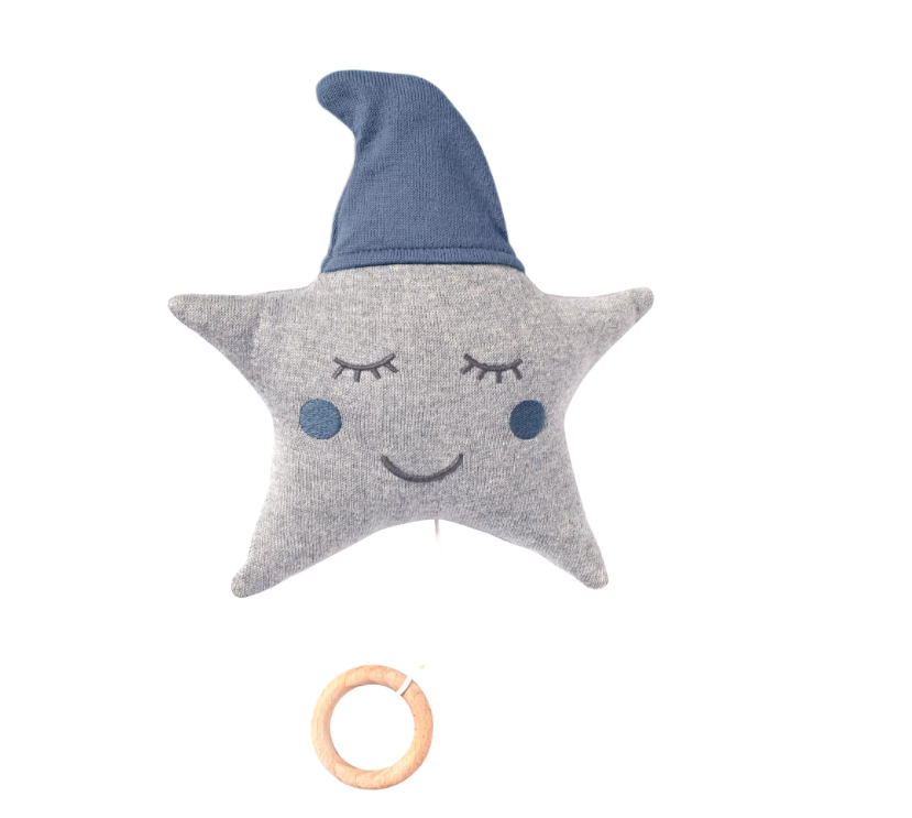 Baby muziekmobiel Blauw