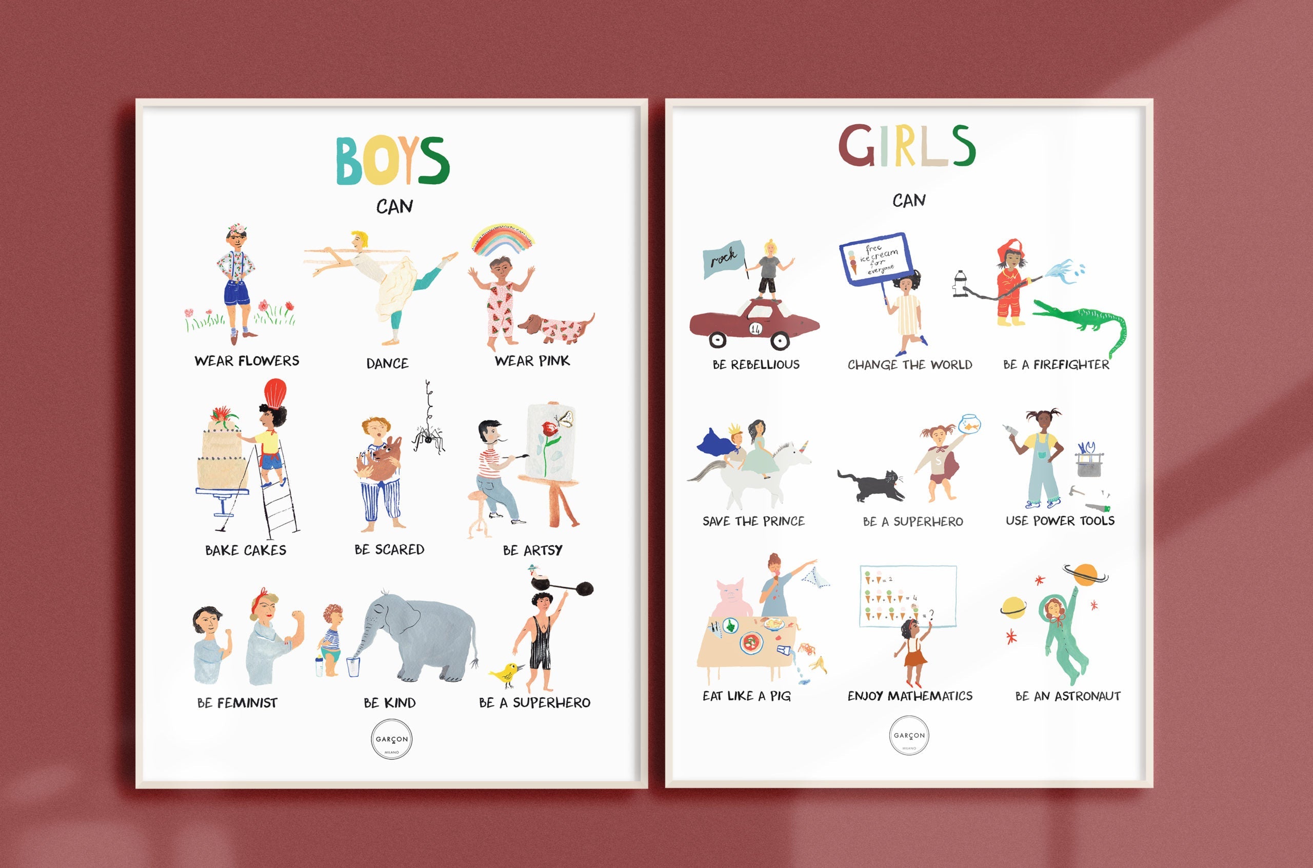 Poster "Girls can"