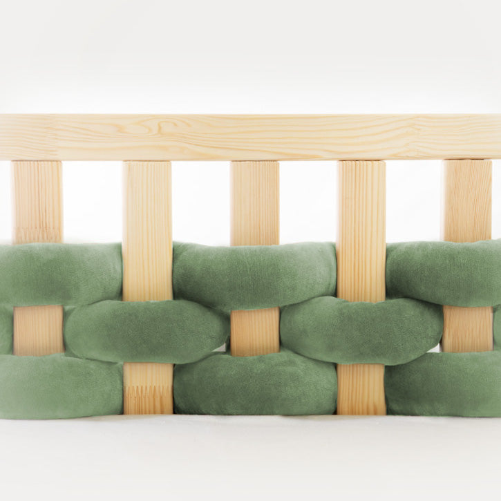 Tresse de lit Vert eucalyptus