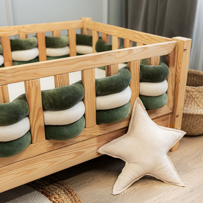 Tresse de lit Vert eucalyptus