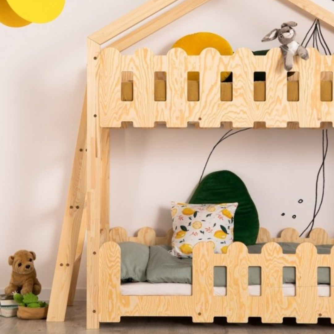 Lit cabane superposé 80x160cm