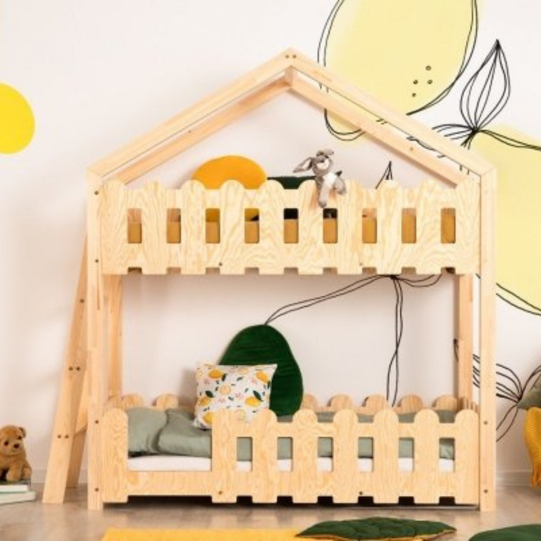 Lit cabane superposé 80x160cm