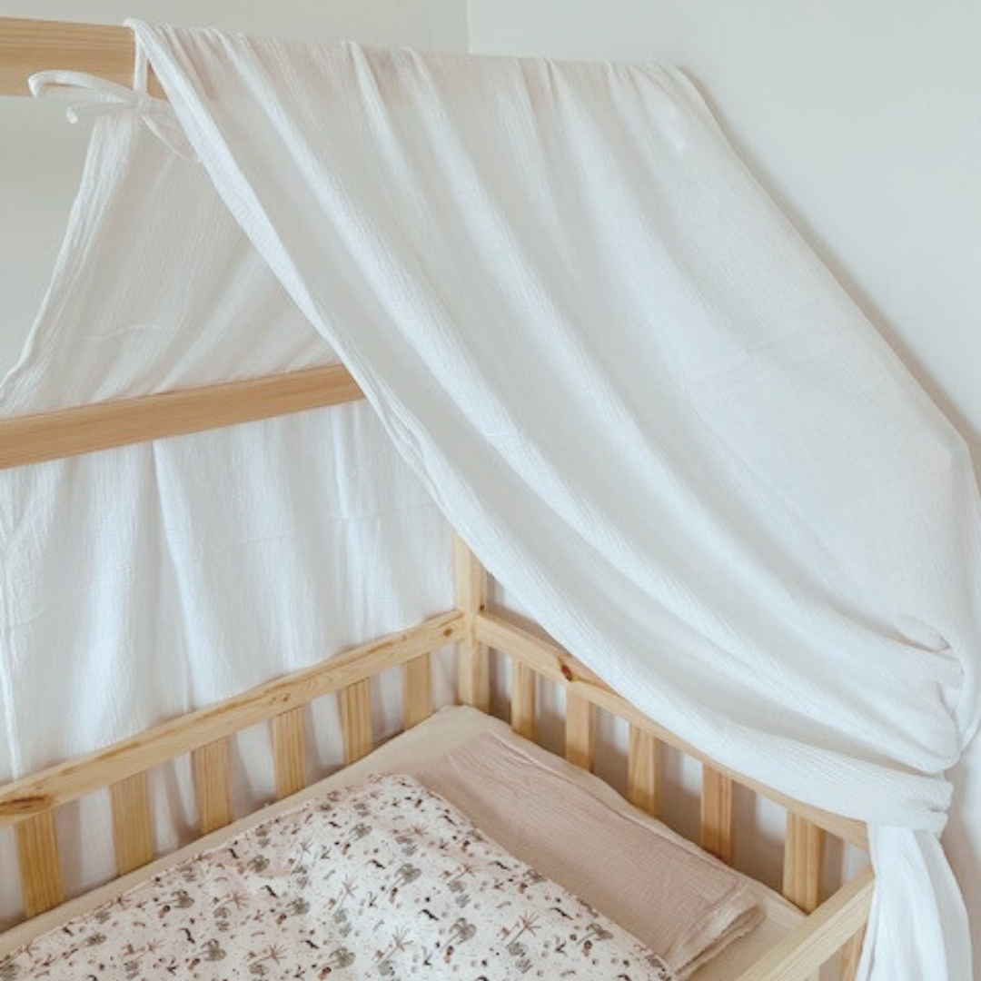 Ciel de lit cabane (pack de 2) Blanc