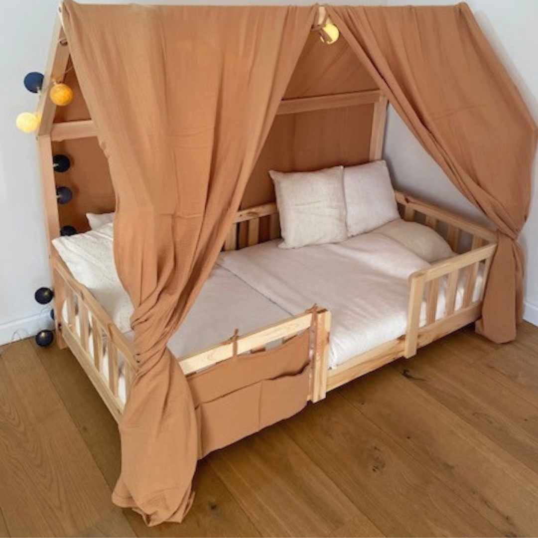 Ciel de lit cabane (pack de 2) Camel