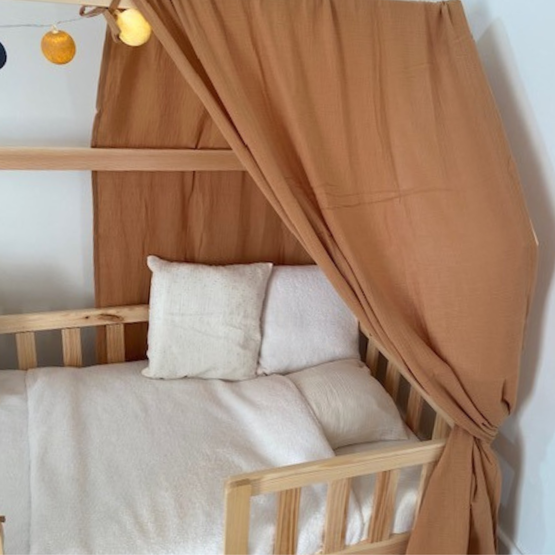 Ciel de lit cabane (pack de 2) Camel