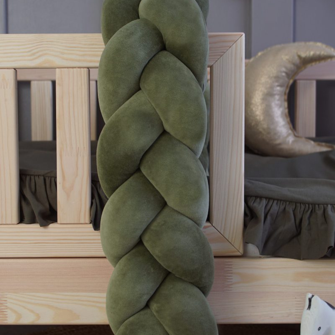 Tresse de lit Vert mousse 300cm