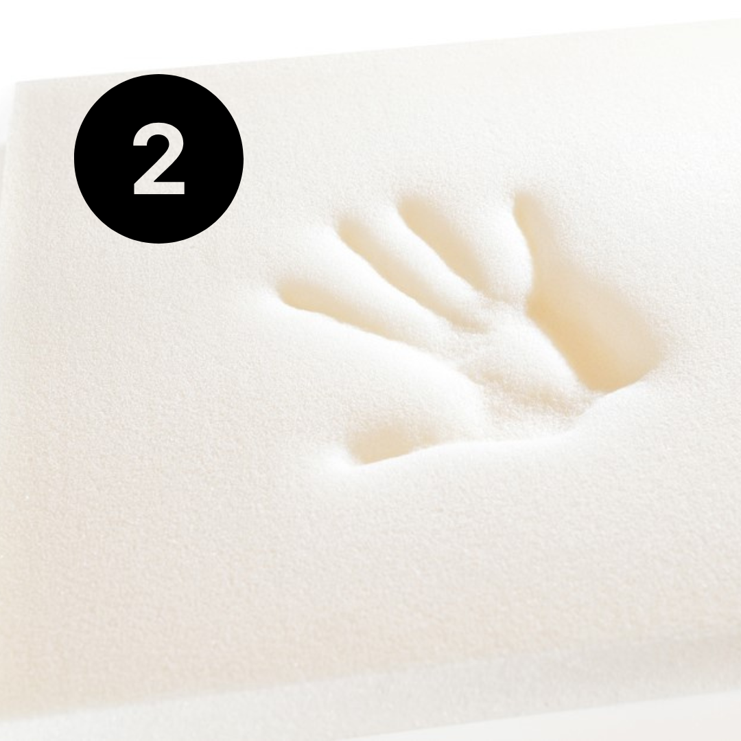 Matelas bébé 60x120cm - Mousse & latex à mémoire de forme