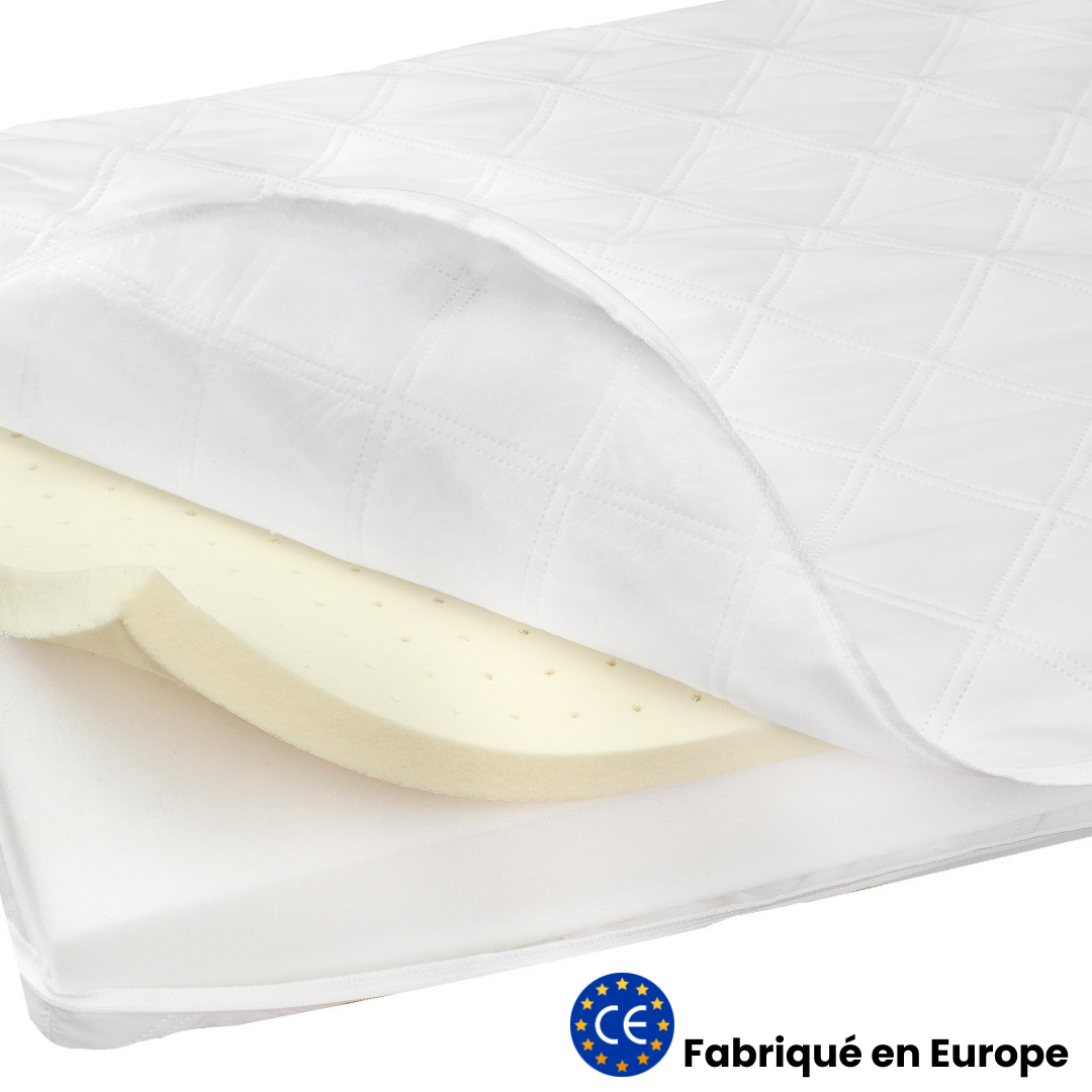 Matelas enfant 90x190cm - Mousse & latex