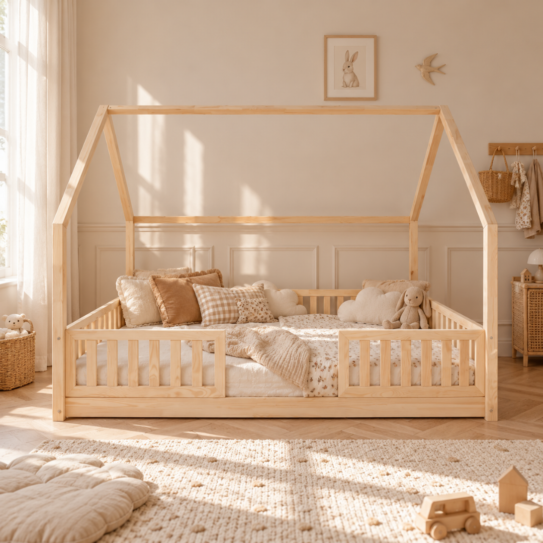 Grand lit cabane Montessori Andrea