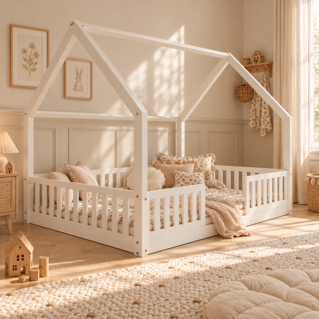 Grand lit cabane Montessori Andrea