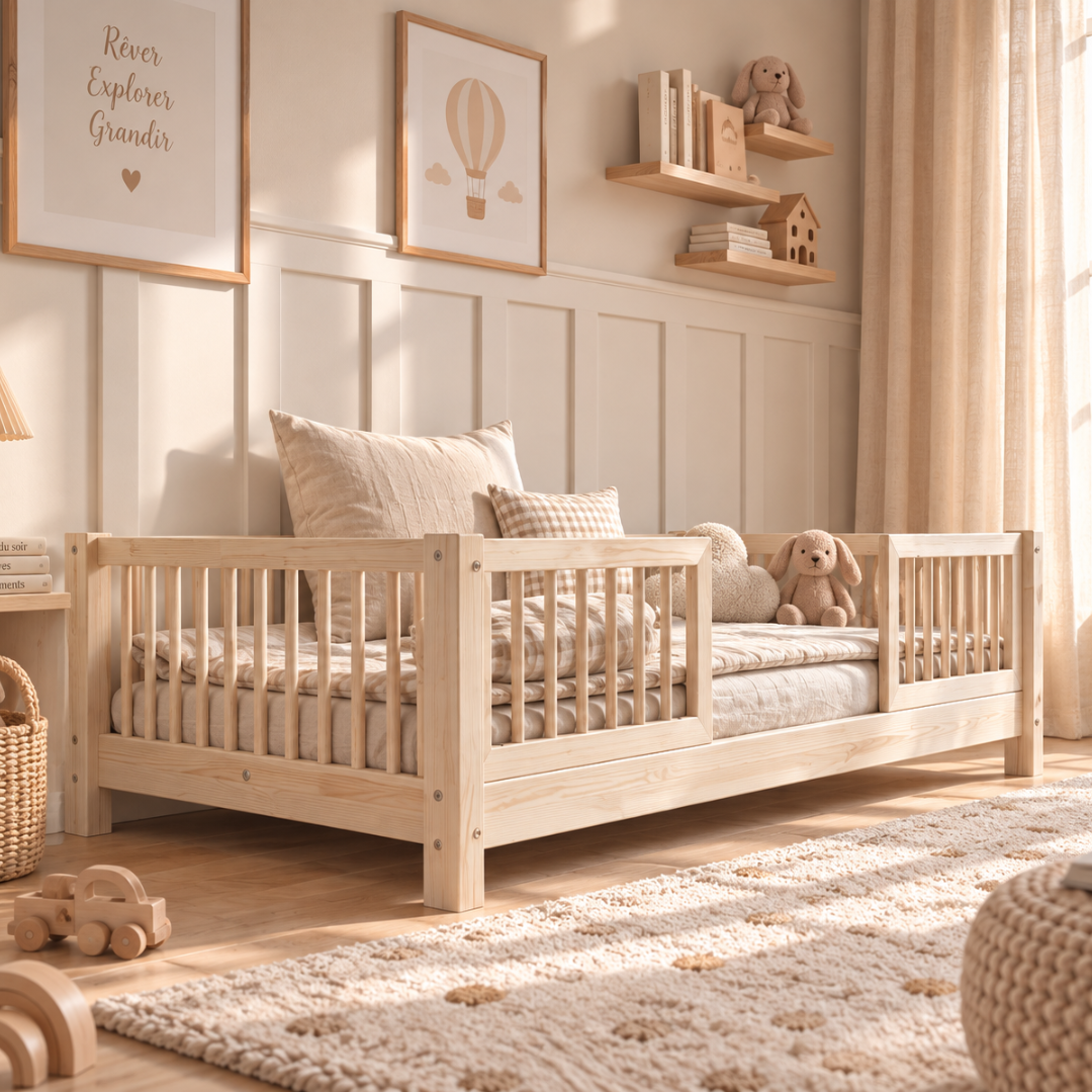 Lit enfant Alba avec entrée au milieu