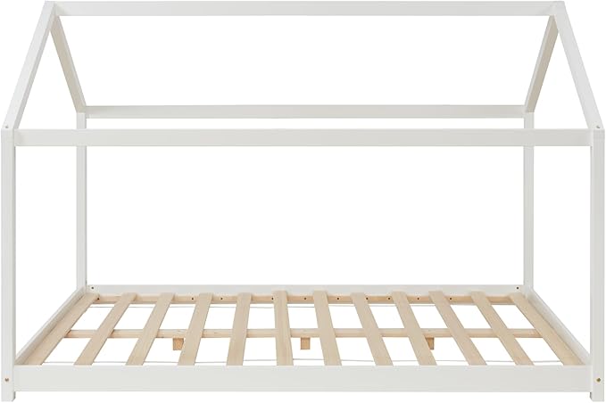 Lit cabane Montessori - 80x160cm - Blanc