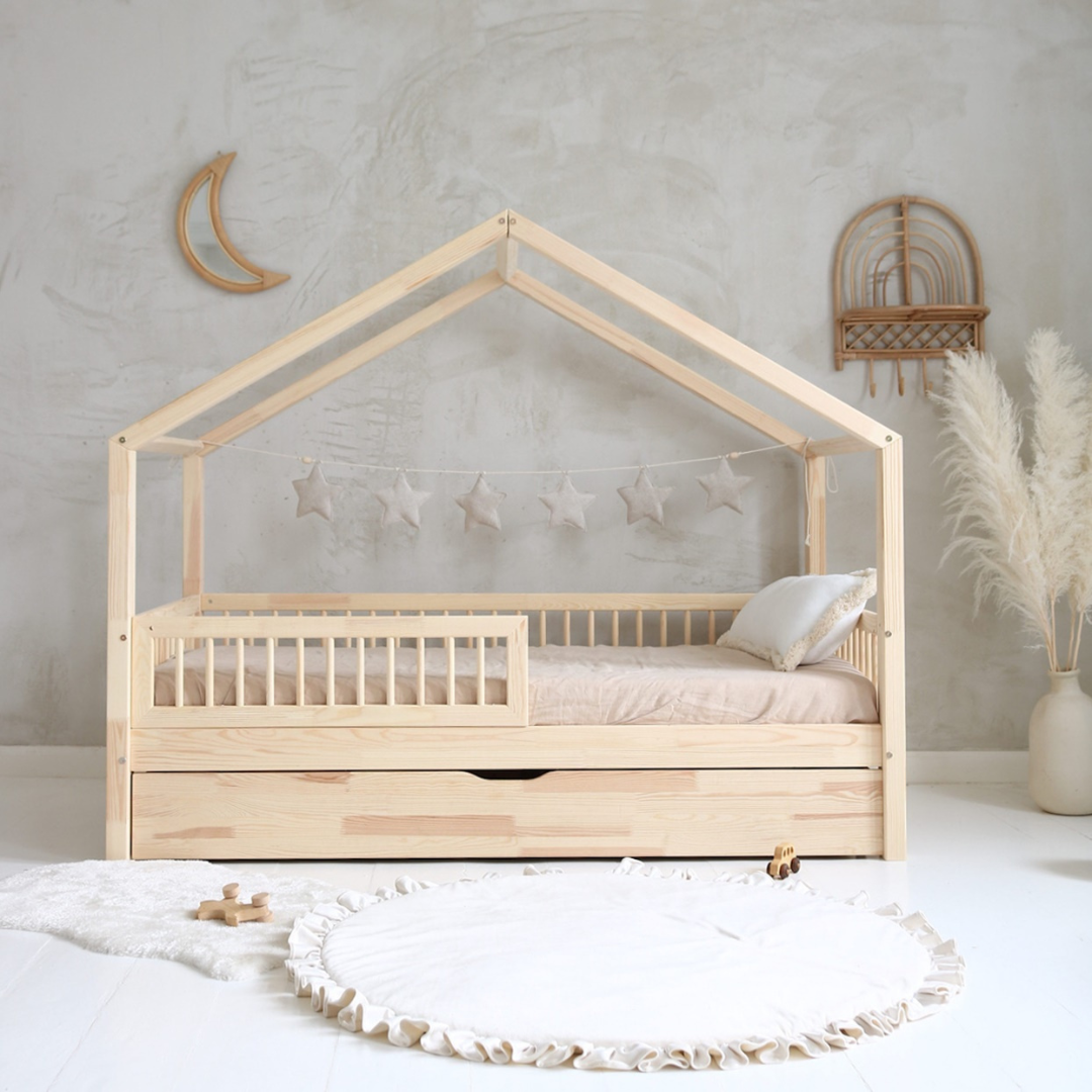 Cabinebed met barrière Ivan 90x190cm