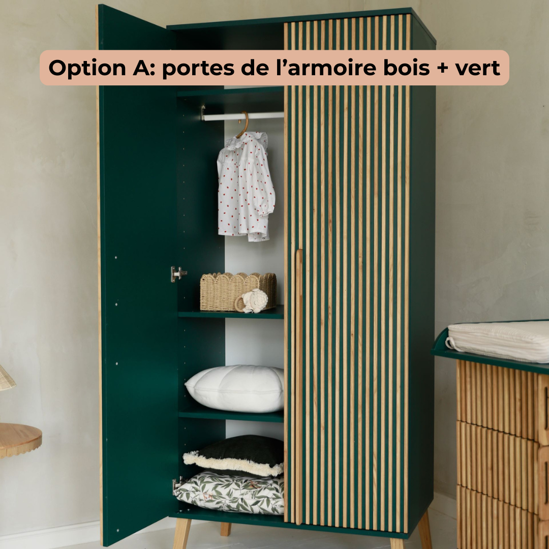 Armoire bébé Marceau - Vert