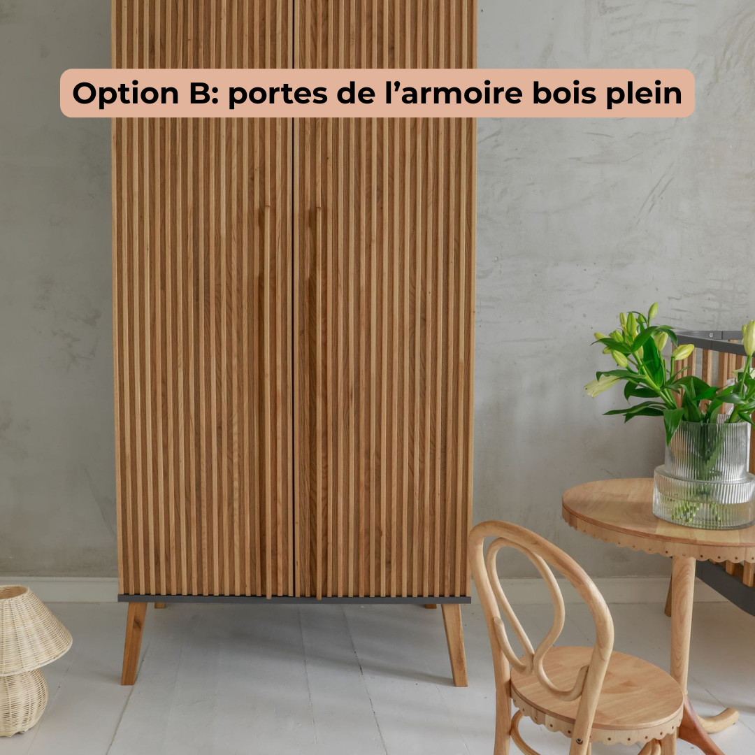 Armoire bébé Marceau - Gris