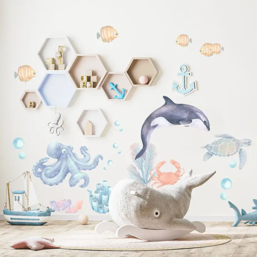 Sticker Enfant Océan
