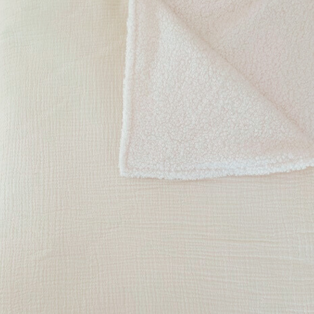 Couverture enfant gaze de coton Ecru