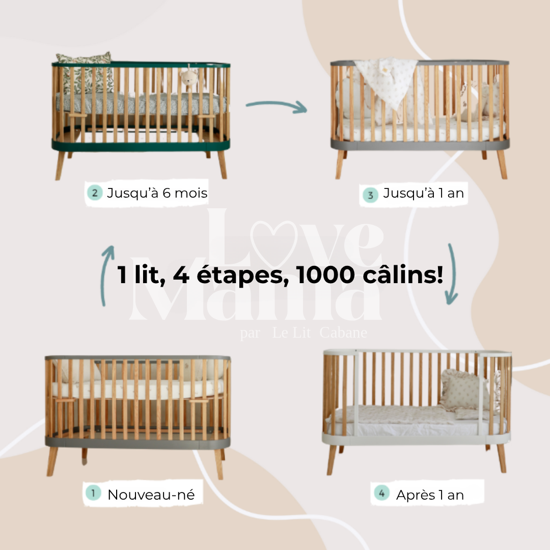 Lit bébé évolutif Marceau