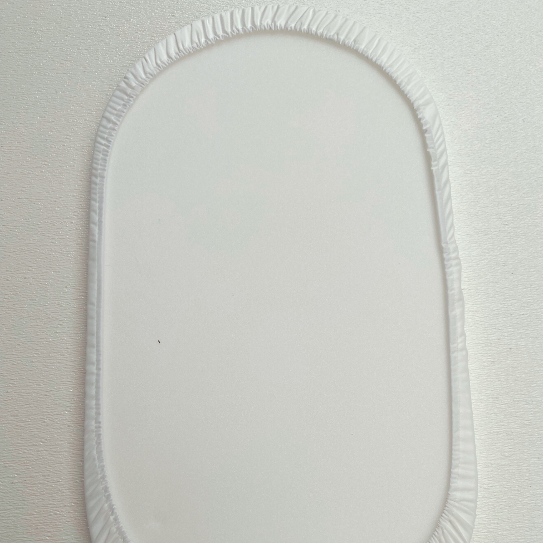 Panier à langer + matelas + housse double gaze Beige