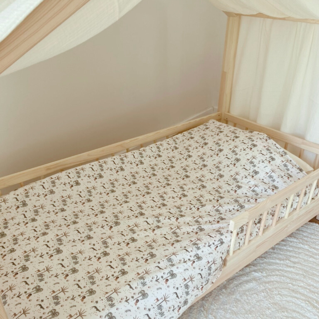 Housse de couette + taie Jungle