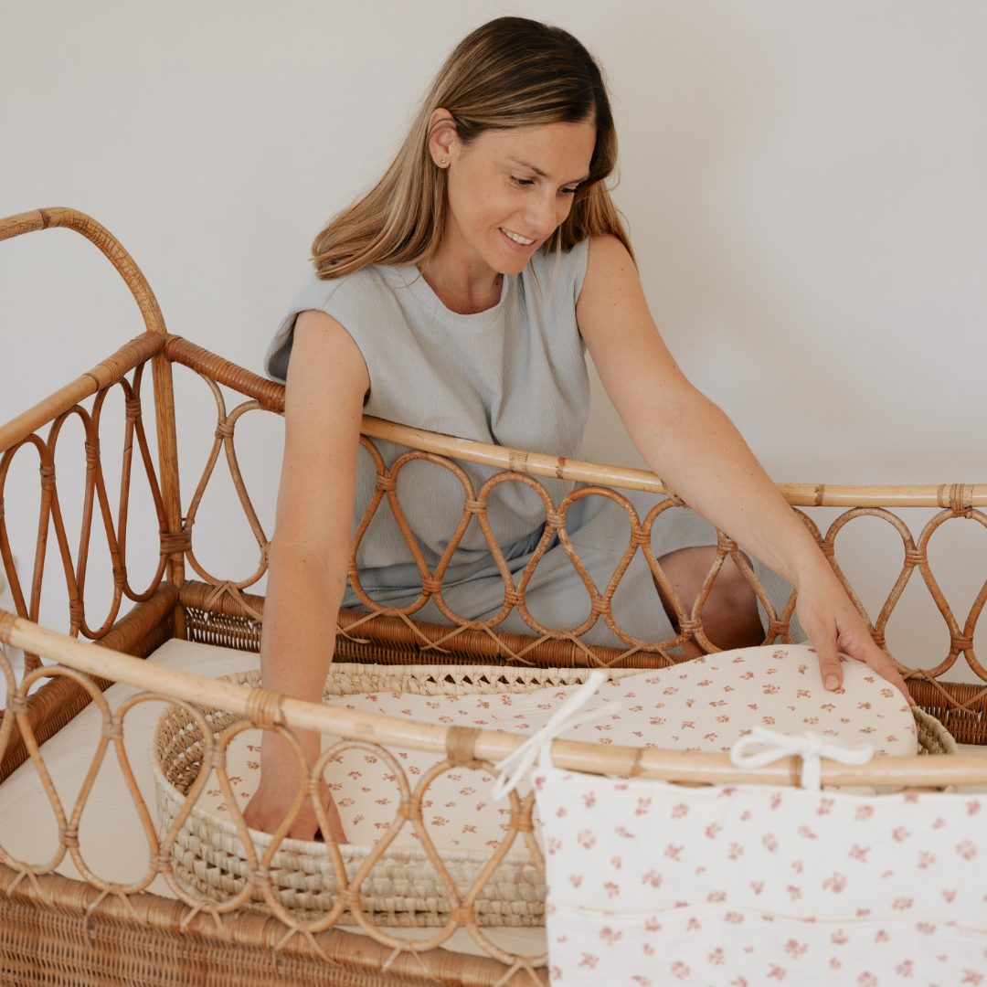 Pochette de rangement lit fleuri HAVA