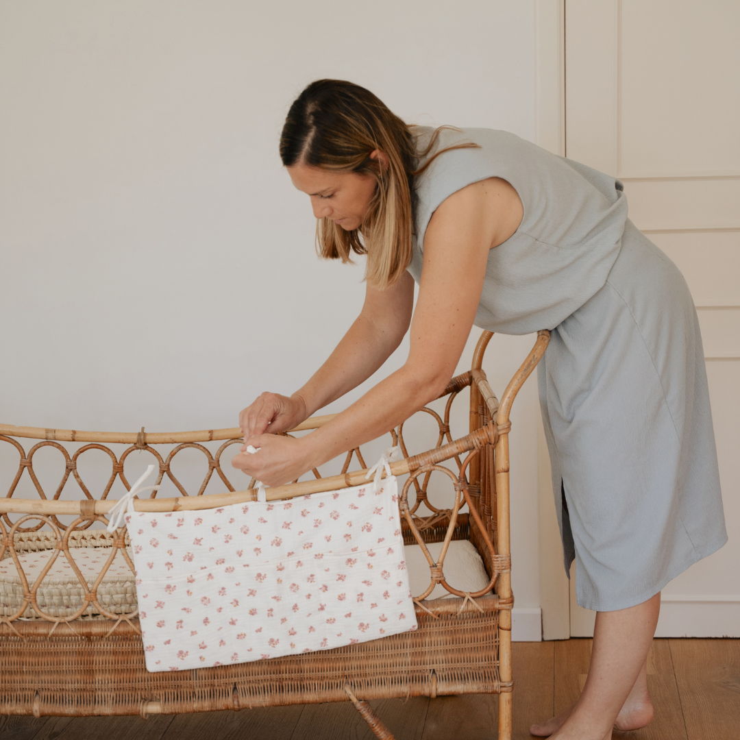 Pochette de rangement lit fleuri HAVA