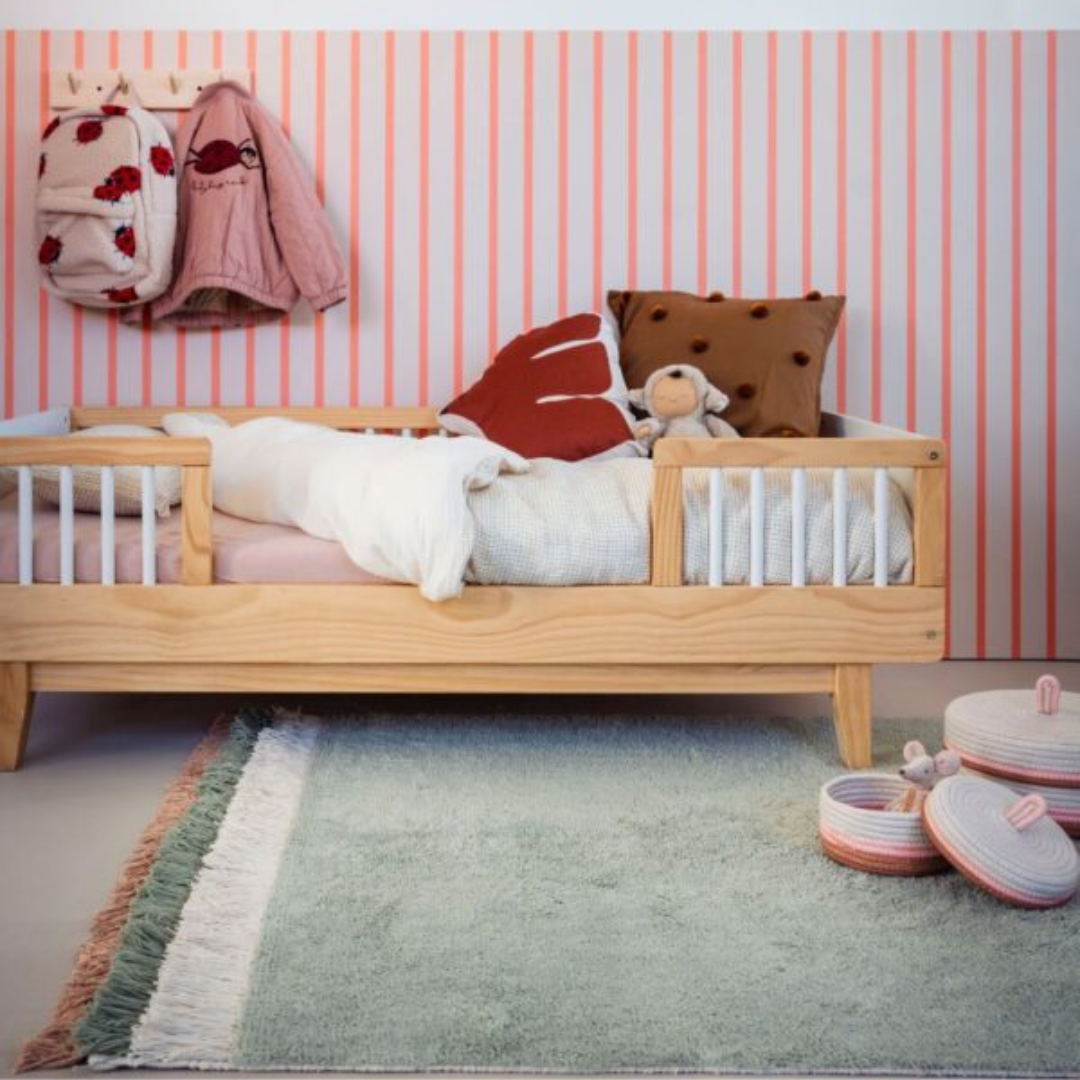 Tapis enfant vert d&