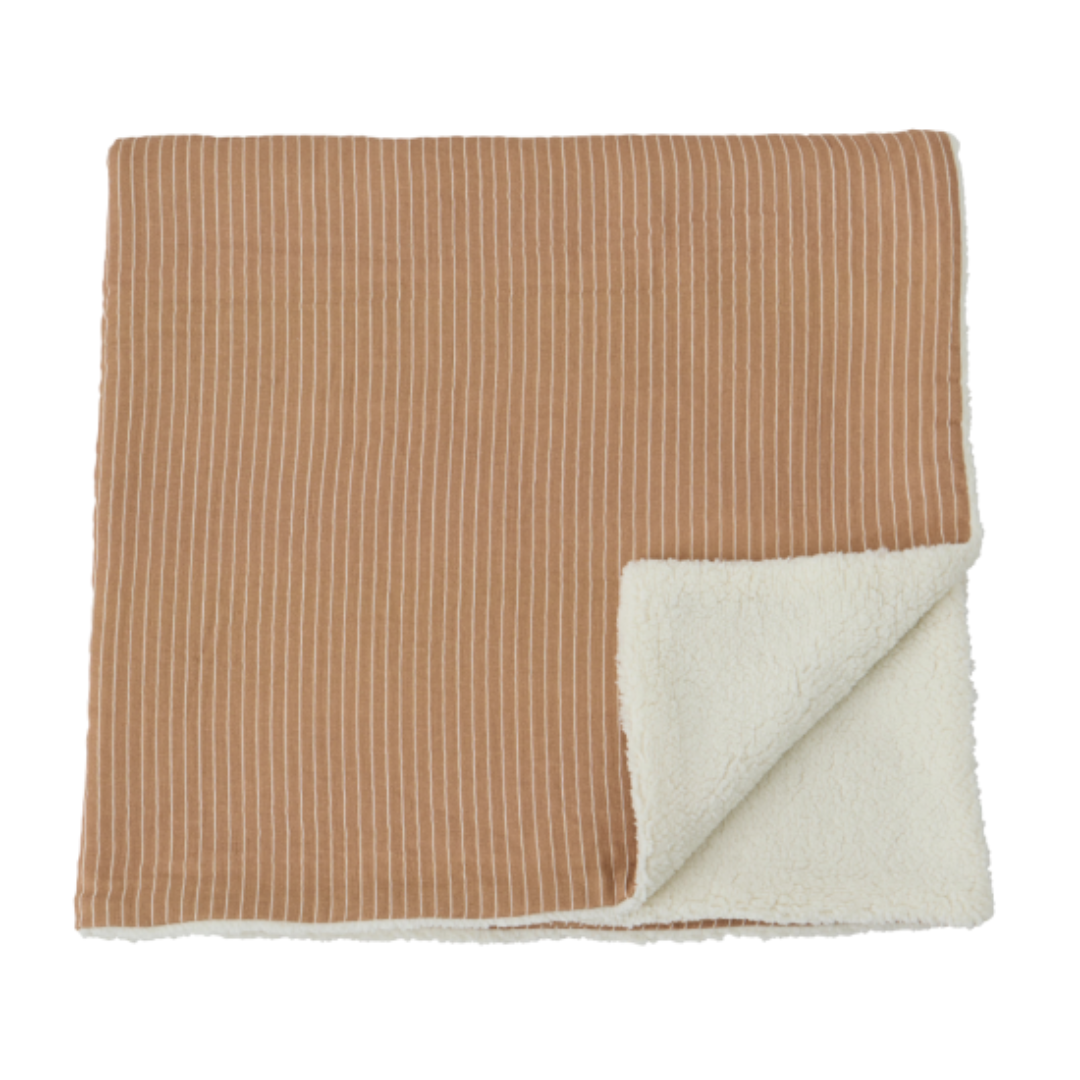 Couverture enfant rayures fines