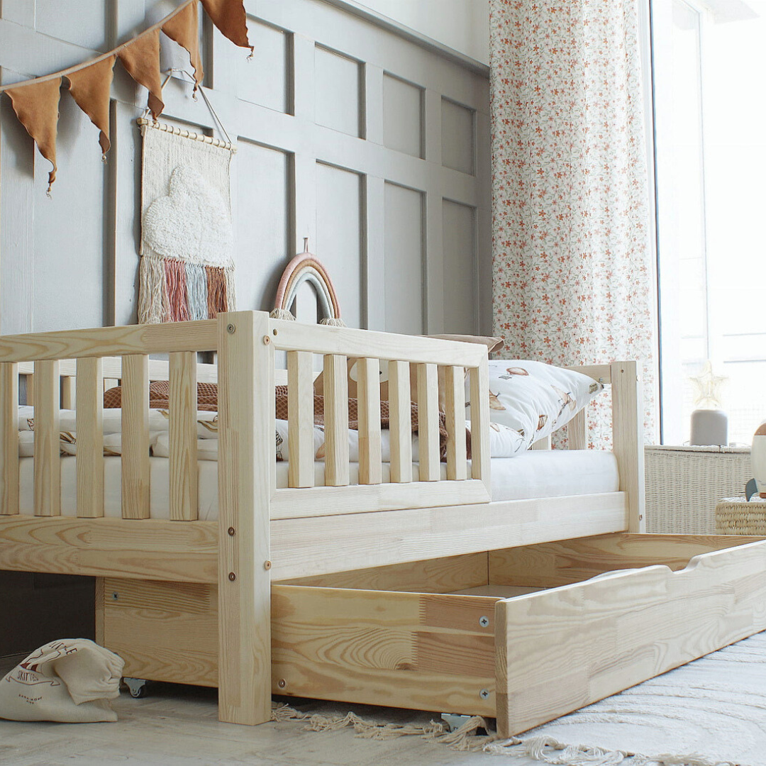 Lit enfant avec tiroir Basile