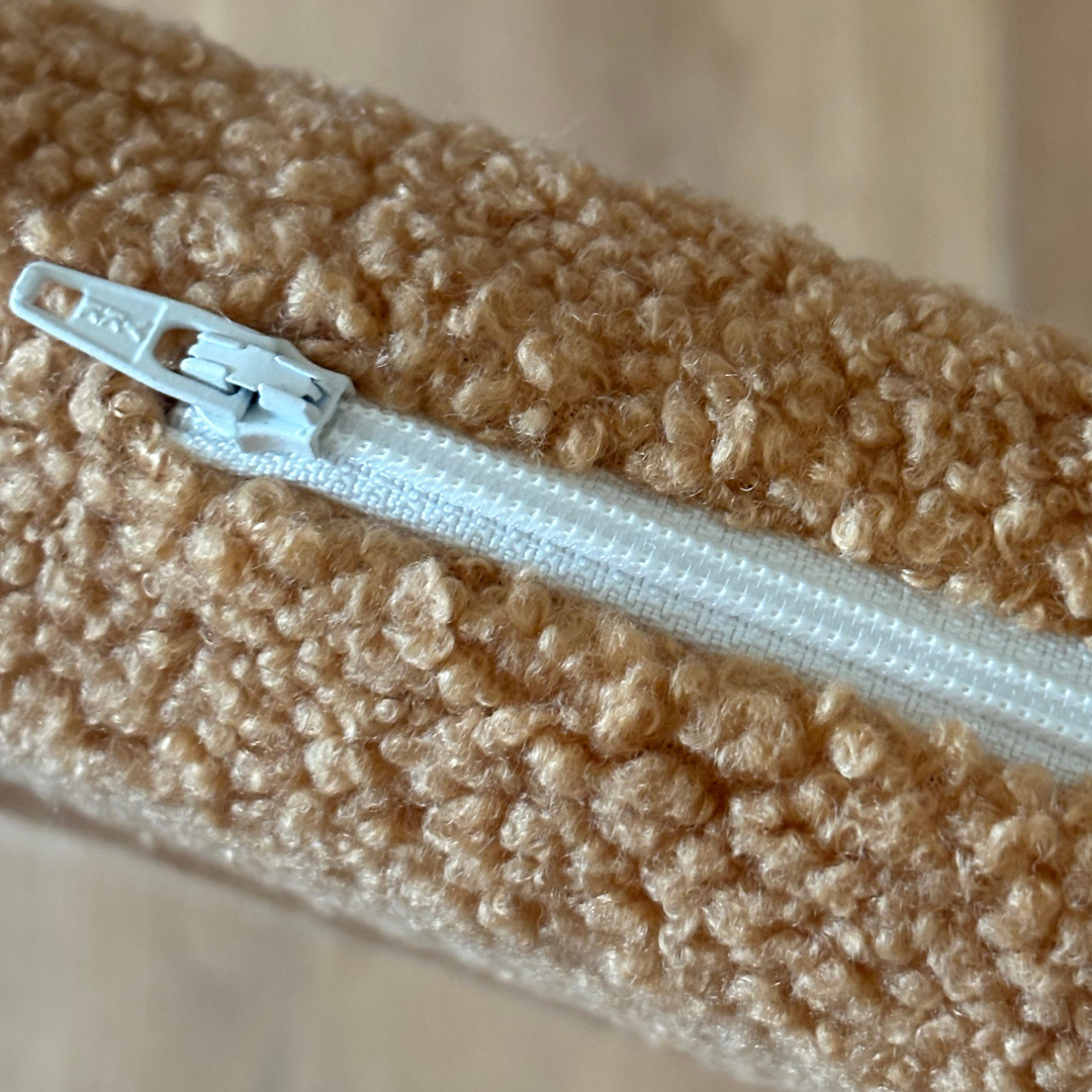 Tapis de motricité Jules tissu bouclette Camel