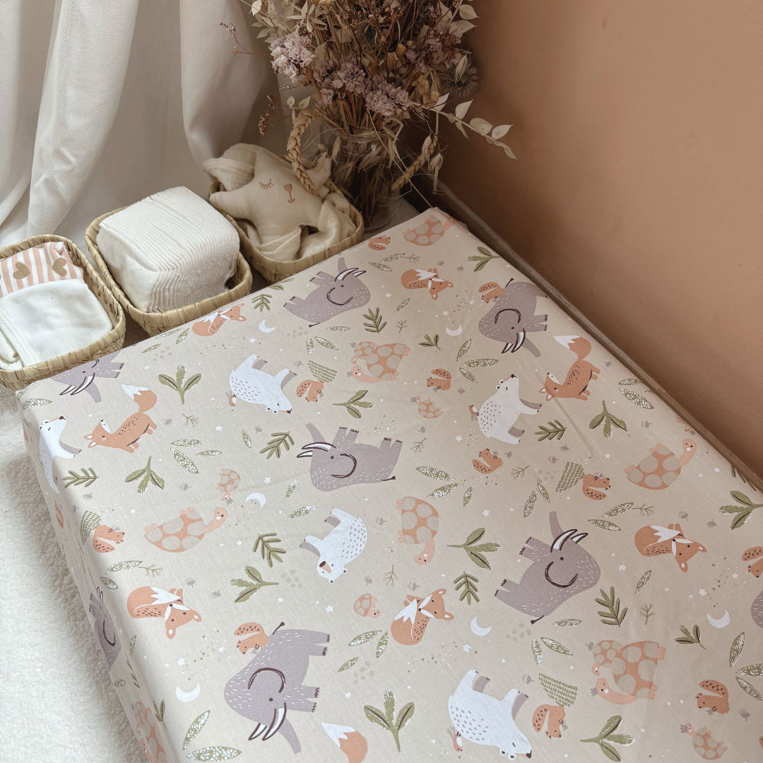 Luiermand + matras + dubbele gaashoes Beige