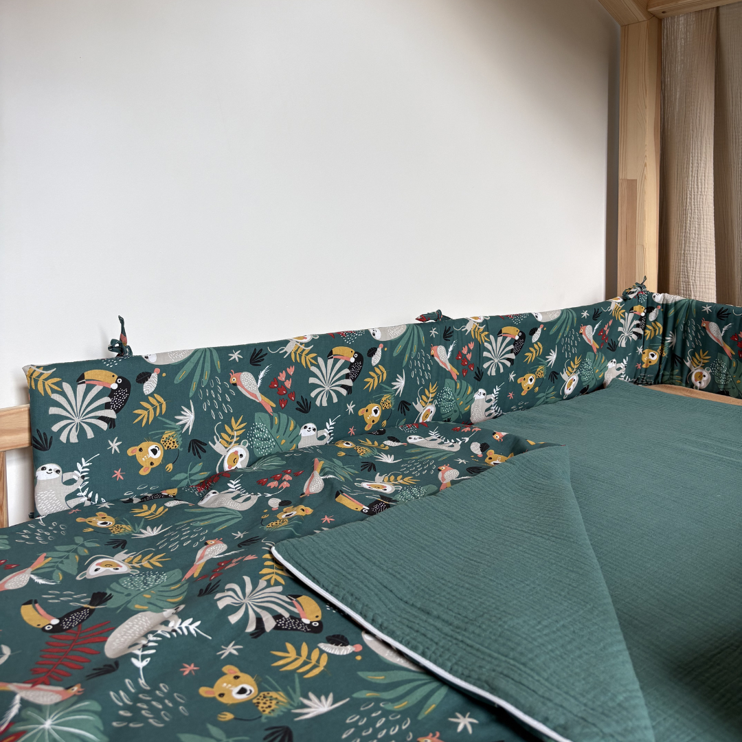 Tour de lit cabane coton Ernest