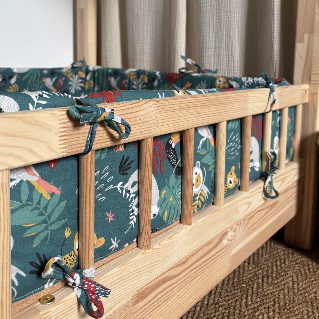 Tour de lit cabane coton Ernest