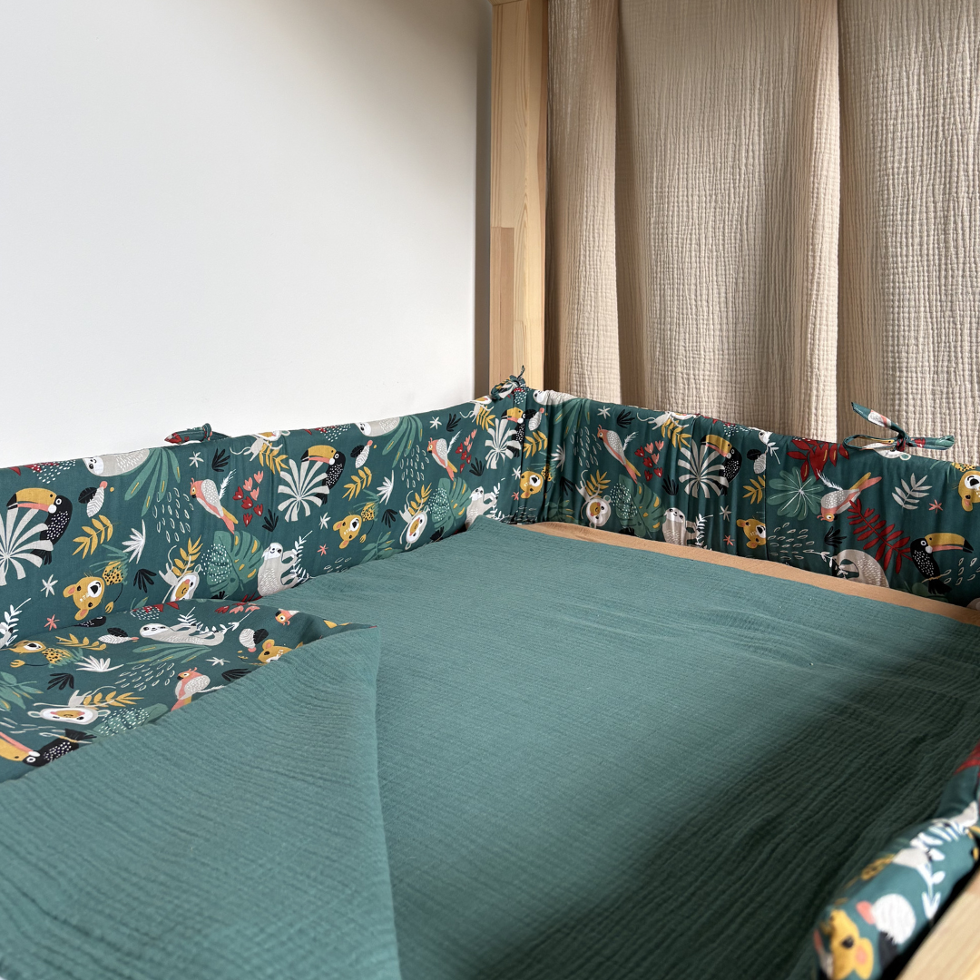 Tour de lit cabane coton Ernest