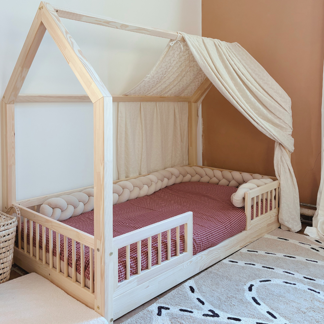 Cabine bedhemel Ecru