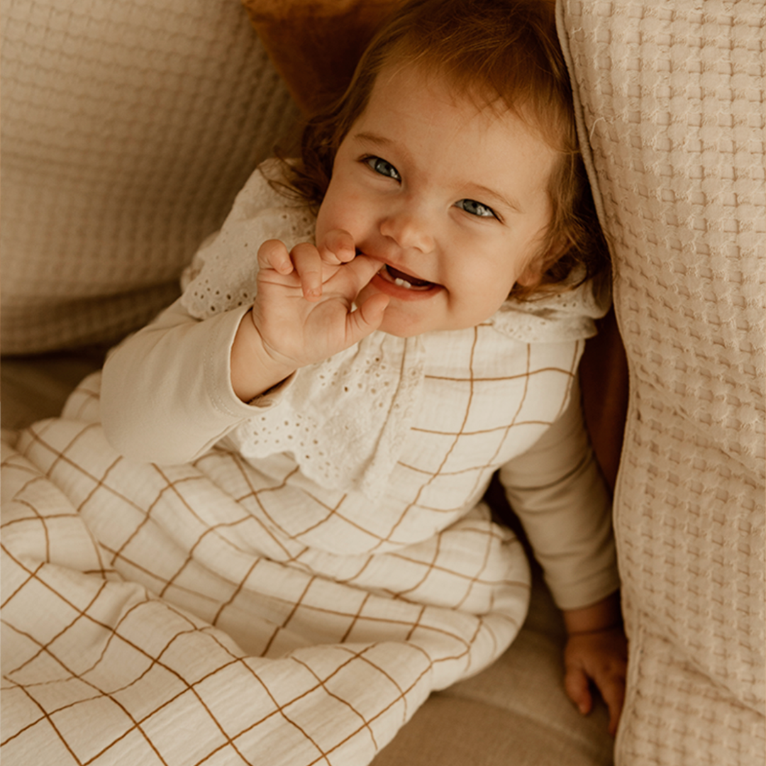 Gigoteuse bébé Marcel gros carreaux