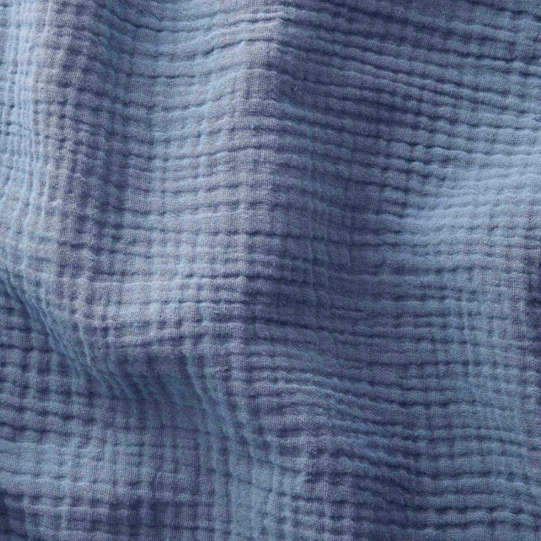 Ciel de lit cabane Bleu jean