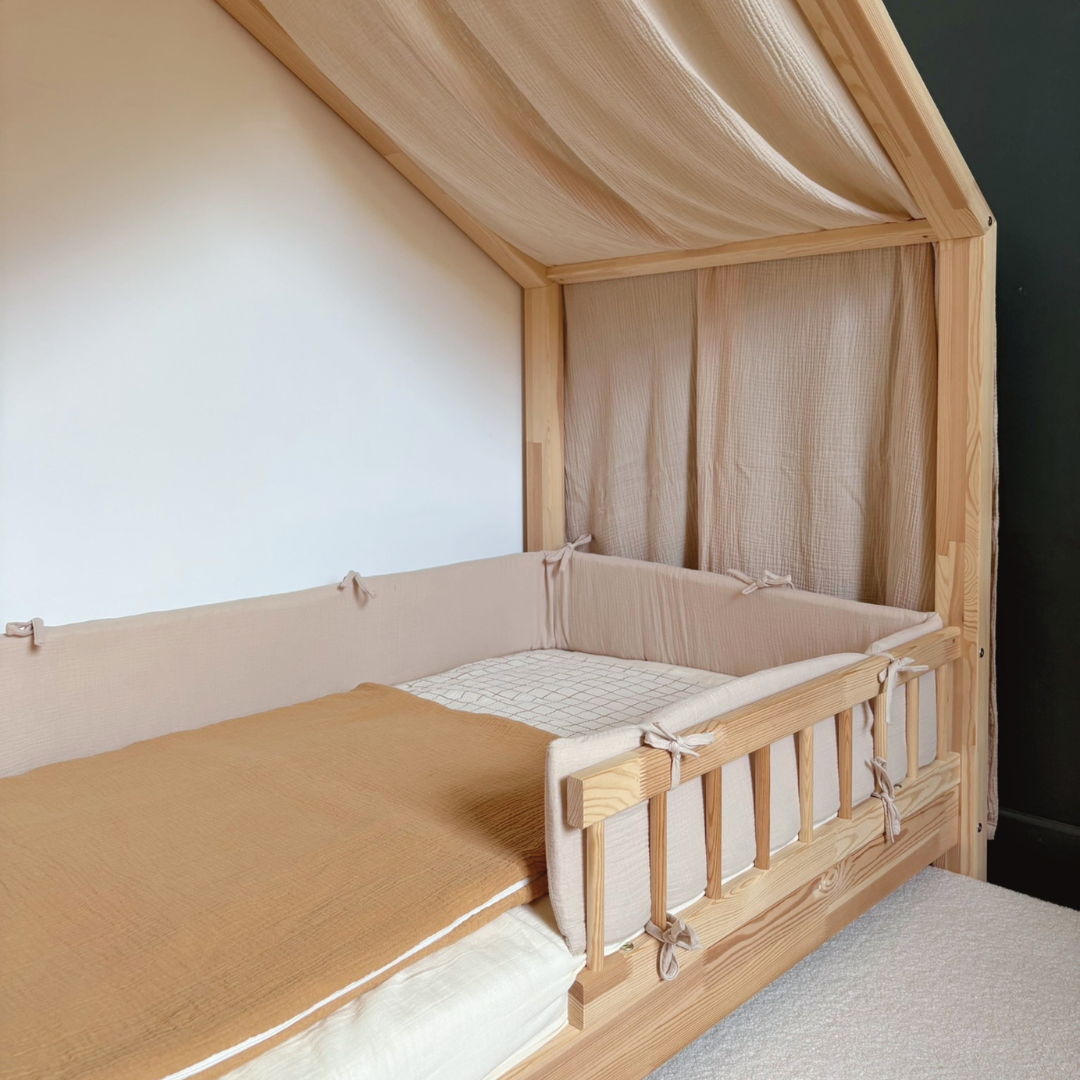 Beige dubbelgaas cabinebedbumper