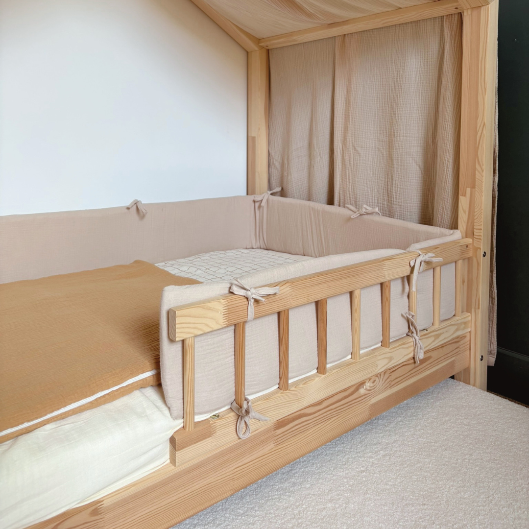 Beige dubbelgaas cabinebedbumper