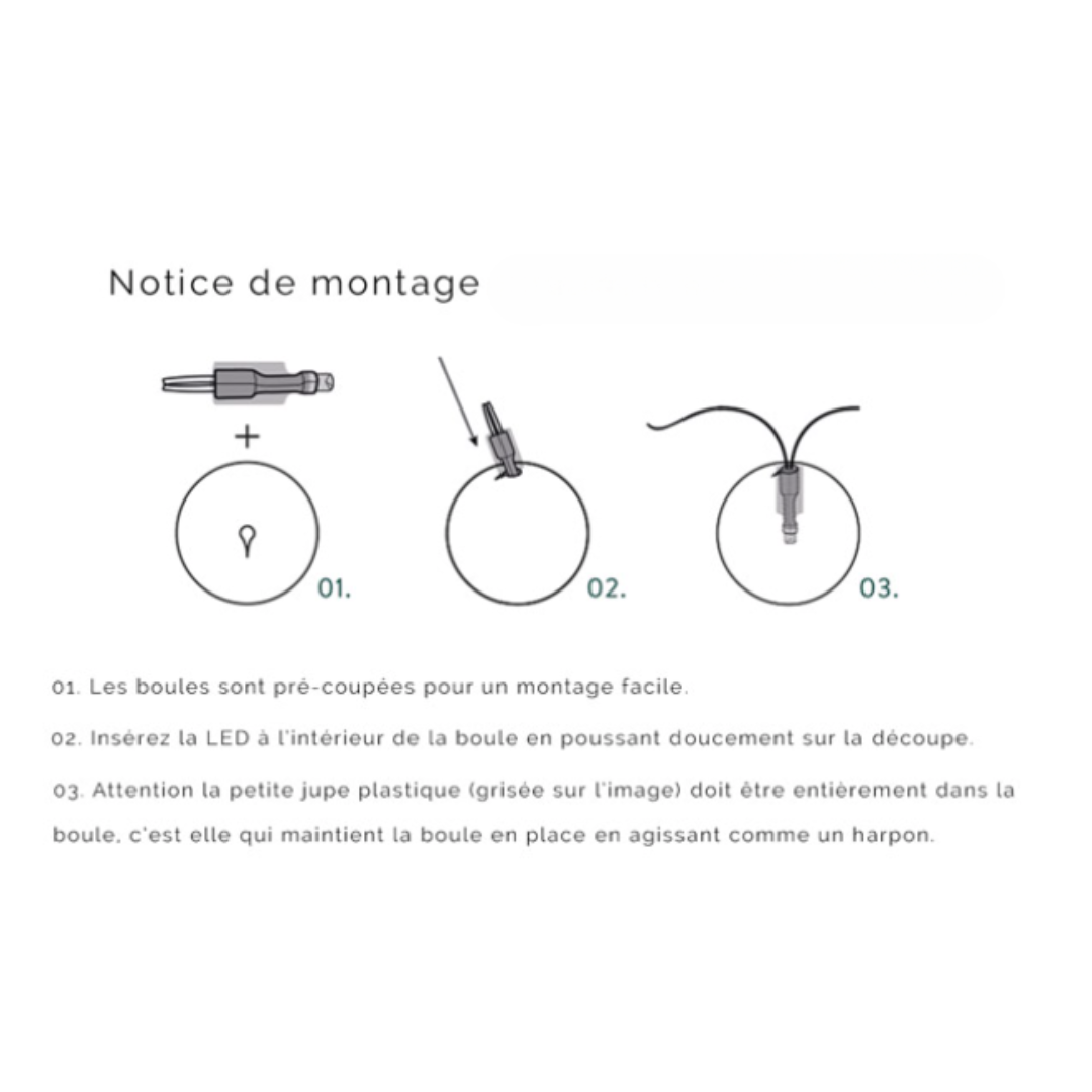 Guirlande lumineuse boule Douceur