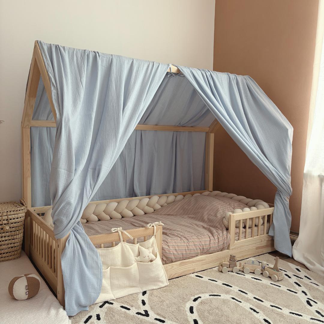 Ciel de lit cabane (pack de 2) Bleu glacier