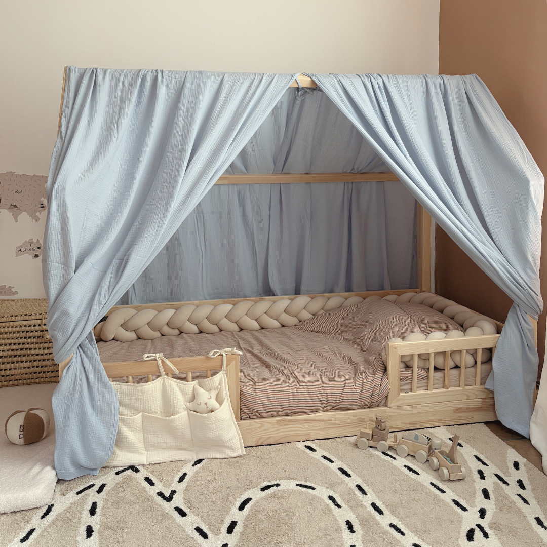 Ciel de lit cabane (pack de 2) Bleu glacier