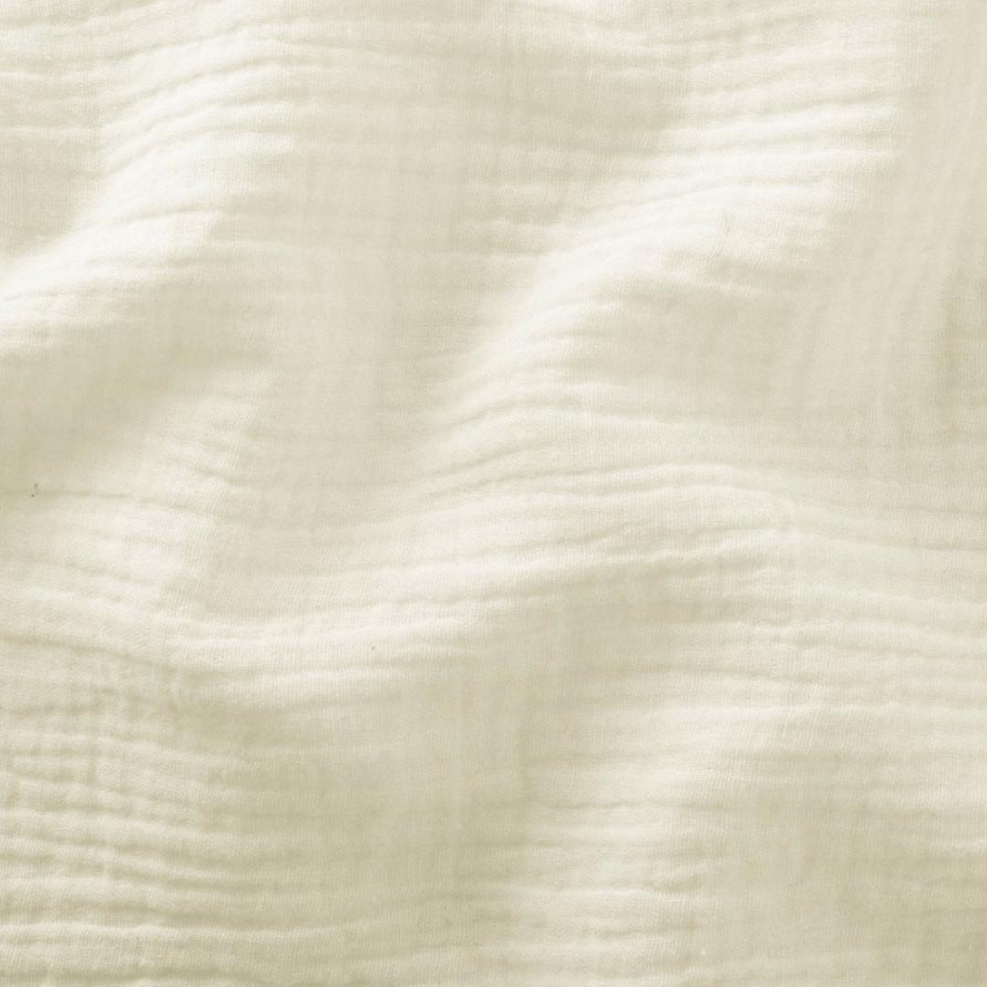 Housse de couette mousseline Ecru