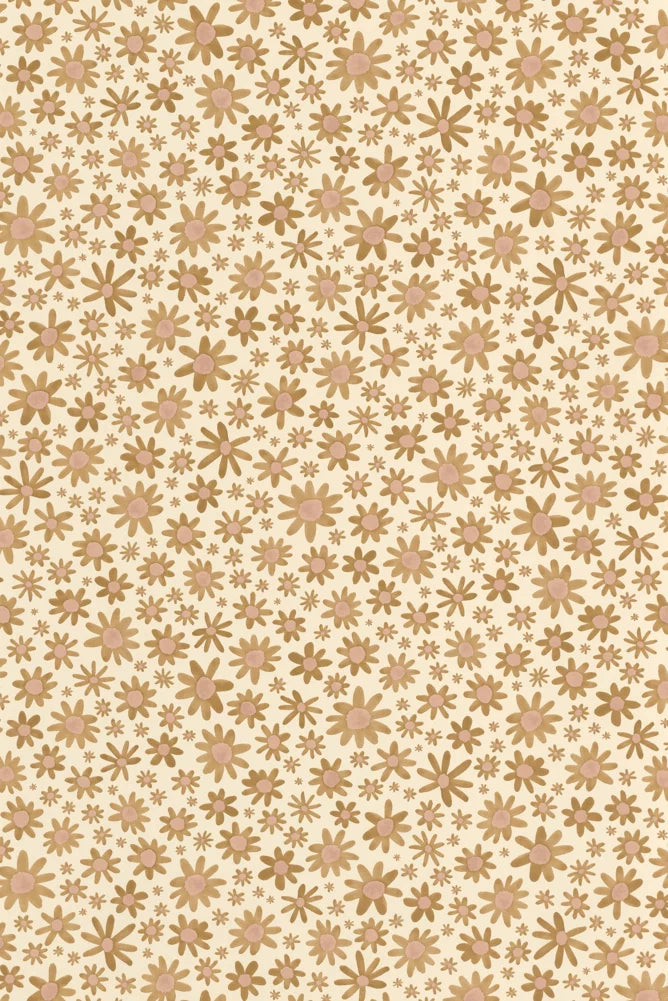 Papier peint enfant fleuri