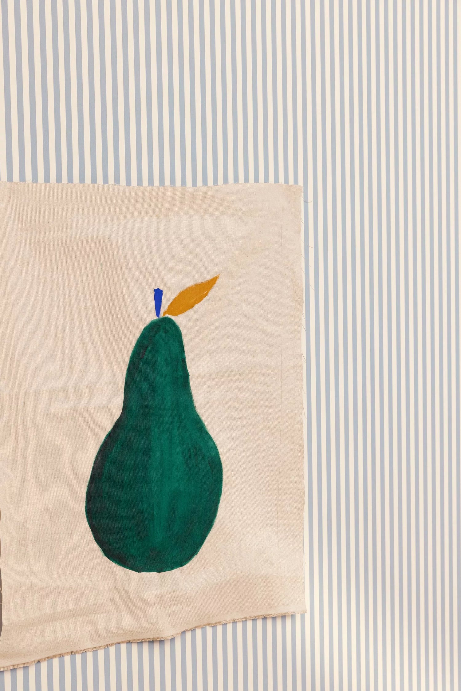 Papier peint enfant rayé