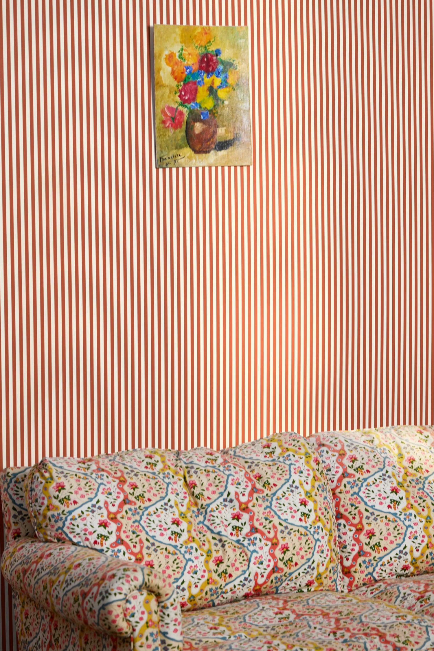 Papier peint enfant rayé