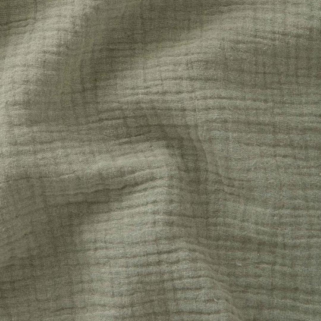 IKEA Kura Bed katoenen mousseline gordijn - Eucalyptusgroen