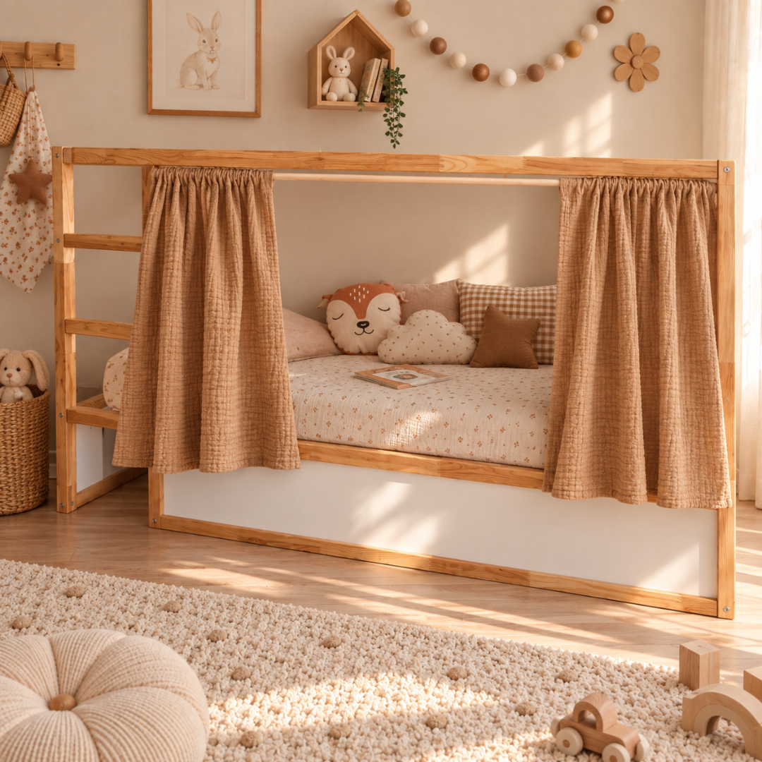 Rideaux lit Kura IKEA - Camel